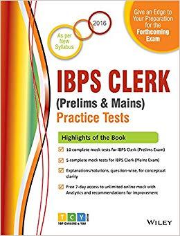 (PDF)Wiley’s IBPS Clerk (Prelims & Mains) Practice Tests