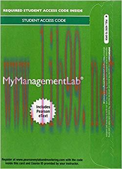 (PDF)MyManagementLab® with Pearson eText — Instant Access — for Management (My Management Lab) ...