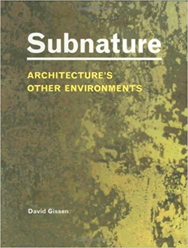 (PDF)Subnature Architecture’s Other Environments