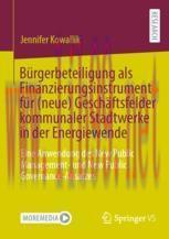 [PDF]Bürgerbeteiligung als Finanzierungsinstrument für (neue) Geschäftsfelder kommunaler Stadtw...