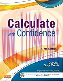 (PDF)Calculate with Confidence – E-Book (Morris, Calculate with Confidence) 6th Edition