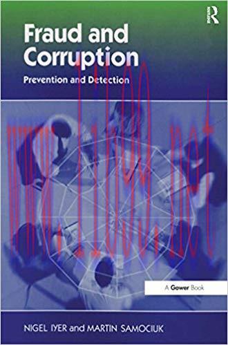 (PDF)Fraud and Corruption: Prevention and Detection 1st Edition