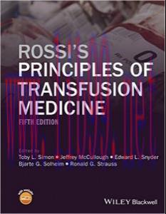 [AME]Rossi’s Principles of Transfusion Medicine, 5th Edition