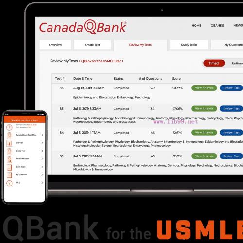 [AME]CanadaQbank USMLE Step 1 2022 Qbank (PDF)
