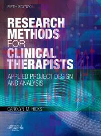 [AME]Research Methods for Clinical Therapists: Applied Project Design and Analysis, 5e (Origina...