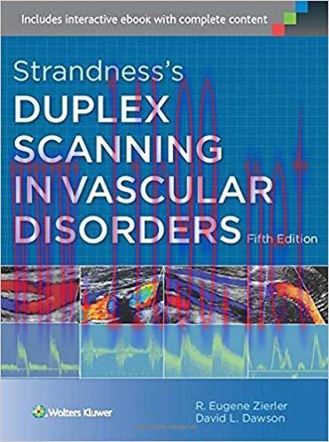 [CHM]Strandness’s Duplex Scanning in Vascular Disorders, 5th Edition