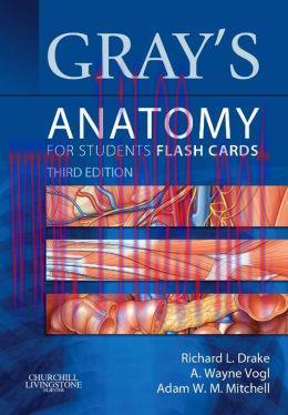 [AME]Gray’s Anatomy for Students Flash Cards, 3rd Edition (ORIGINAL PDF from_ Publisher)