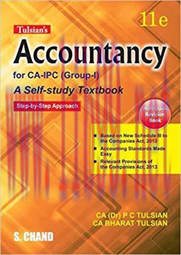 (PDF)Accountancy with Quick Revision (For CA-IPC, Group -I), 11th Edition
