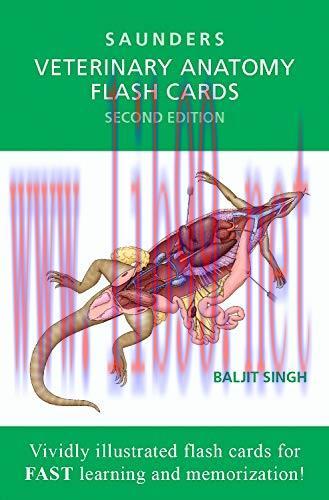 [AME]Veterinary Anatomy Flash Cards, 2nd Edition (Original PDF)
