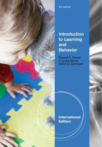 Introduction to Learning and Behavior 4th
