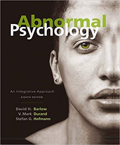 (PDF)Abnormal Psychology An Integrative Approach 8th Edition