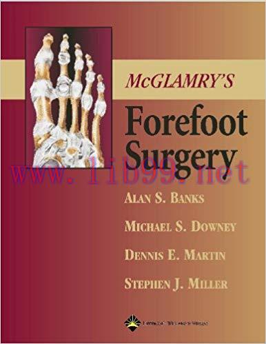 [CHM]McGlamry’s Forefoot Surgery