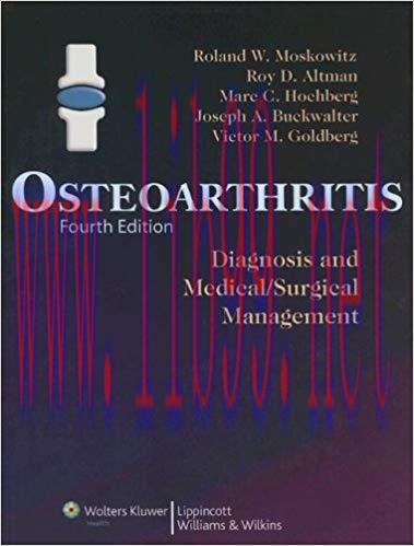 [PDF]Osteoarthritis - Diagnosis and Medical surgical Management 4th Edition