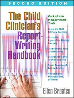 (PDF)The Child Clinician’s Report-Writing Handbook, Second Edition 2nd Edition