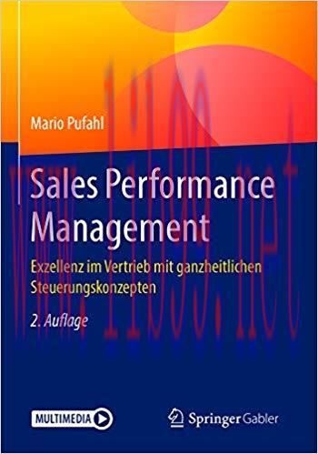 (PDF)Sales Performance Management: Exzellenz im Vertrieb mit ganzheitlichen Steuerungskonzepten...