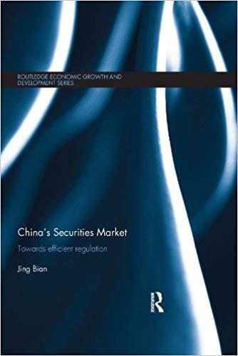 (PDF)China’s Securities Market Towards Efficient Regulation (Routledge Economic Growth and Deve...