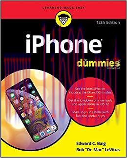 iPhone For Dummies 12th Edition,