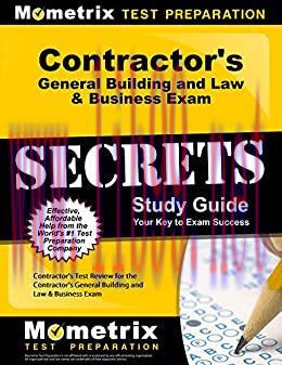 (PDF)Contractor’s General Building and Law & Business Exam Secrets Study Guide: Contractor’s Te...