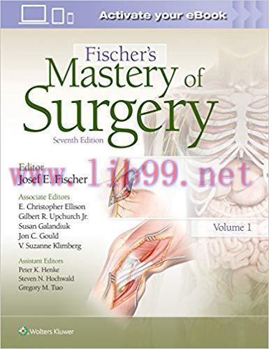 [EPUB]Fischer’s Mastery of Surgery，7th Edition