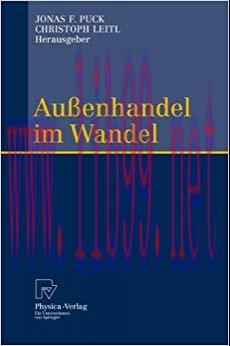 (PDF)Außenhandel im Wandel: Festschrift zum 60. Geburtstag von Reinhard Moser (German Edition) ...