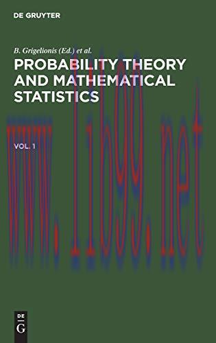 [FOX-Ebook]Probability Theory and Mathematical Statistics. Vol. 1