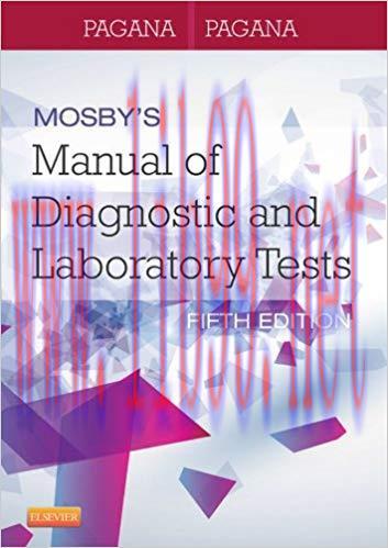 (PDF)Mosby’s Manual of Diagnostic and Laboratory Tests – E-Book 5th Edition