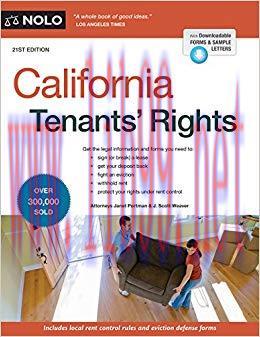 California Tenants’ Rights 21st Edition,
