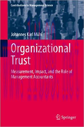 (PDF)Organizational Trust: Measurement, Impact, and the Role of Management Accountants (Contrib...