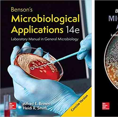 Benson’s Microbiological Applications, Complete Version 14th Edition + 2e