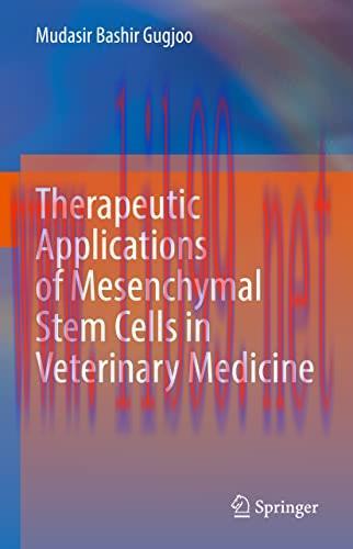 [AME]Therapeutic Applications of Mesenchymal Stem Cells in Veterinary Medicine (EPUB)
