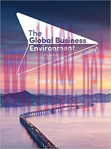 (PDF)The Global Business Environment: Towards Sustainability?