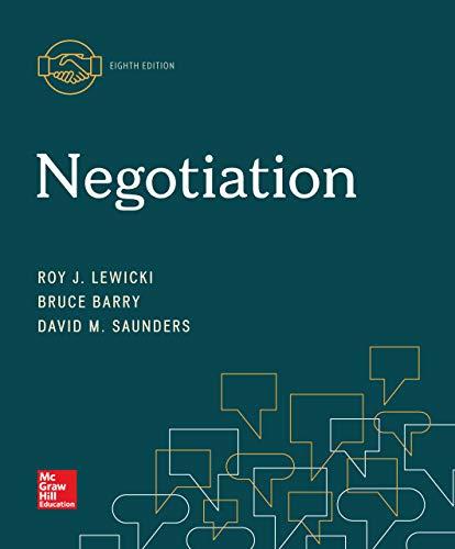 (TB)Negotiation 8th Edition by Roy Lewicki.zip