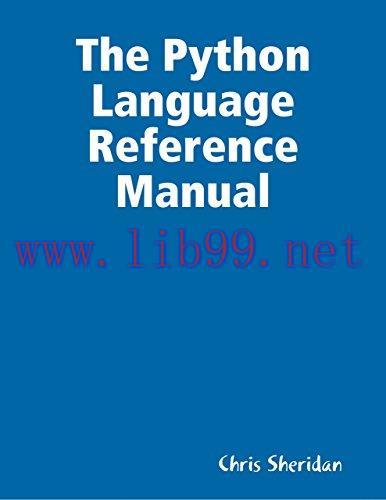 [FOX-Ebook]The Python Language Reference Manual