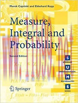 (PDF)Measure, Integral and Probability (Springer Undergraduate Mathematics Series) 2nd Edition