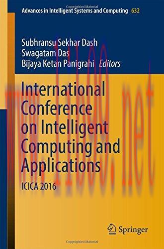 [FOX-Ebook]International Conference on Intelligent Computing and Applications: ICICA 2016