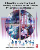 [PDF]Integrating Mental Health and Disability Into Public Health Disaster Preparedness and Resp...
