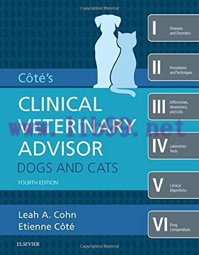 [AME]Cote’s Clinical Veterinary Advisor: Dogs and Cats, 4th Edition (Original PDF)