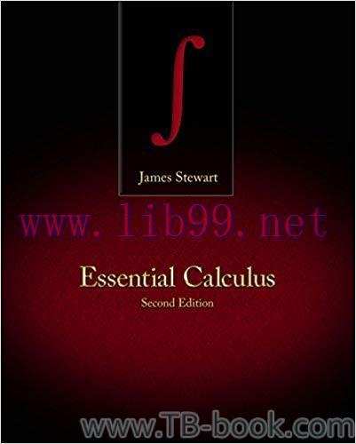 Essential Calculus 2nd Edition by James Stewart 课本