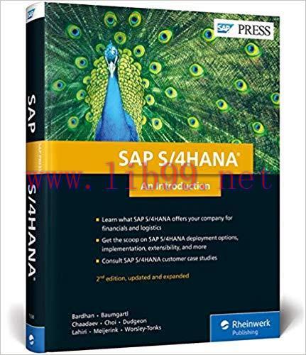 [PDF]SAP S4HANA: An Introduction 2e