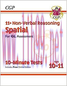 (PDF)New 11+ GL 10-Minute Tests: Non-Verbal Reasoning Spatial – Ages 10-11 (with Online Edition...