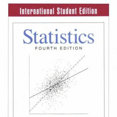 Statistics 4th Edition By David Freedman Robert Pisani