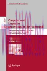 [PDF]Computational Linguistics and Intelligent Text Processing: 19th International Conference, ...
