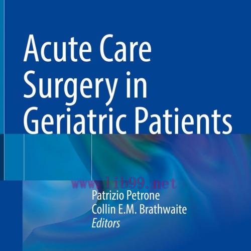 [AME]Acute Care Surgery in Geriatric Patients (Original PDF)