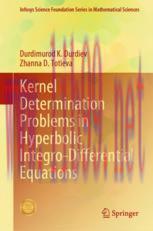[PDF]Kernel Determination Problems in Hyperbolic Integro-Differential Equations
