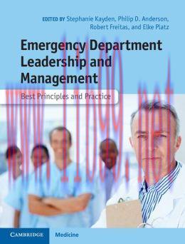 [AME]Emergency Department Leadership and Management: Best Principles and Practice