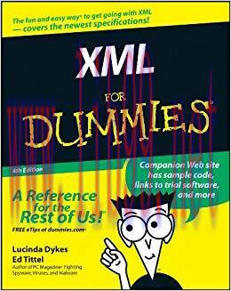 XML For Dummies 4th Edition,