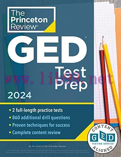 [FOX-Ebook]Princeton Review GED Test Prep, 2024: 2 Practice Tests + Review & Techniques + Onlin...