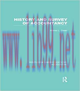 (PDF)History and Survey of Accountancy (RLE Accounting) (Routledge Library Editions: Accounting...