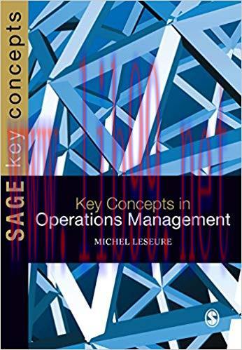 (PDF)Key Concepts in Operations Management (SAGE Key Concepts series) 1st Edition