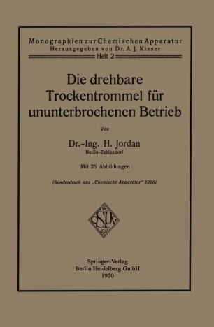 Die drehbare Trockentrommel für ununterbrochenen Betrieb